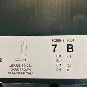 Never worn, Ralph Lauren Dark Brown Boots